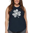 【送料無料】 エルエーポップアート レディース Tシャツ トップス Women's Plus Size Word Art Tank Top - KISS ME ...