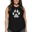 【送料無料】 エルエーポップアート レディース Tシャツ トップス Women's Plus Size Word Art Tank Top - Dog Mom ...