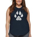 【送料無料】 エルエーポップアート レディース Tシャツ トップス Women's Plus Size Word Art Tank Top - Dog Mom ...