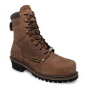 【送料無料】 アドテック メンズ ブーツ・レインブーツ シューズ AdTec 9490 Men's Super Logger Steel Toe Work Bo...