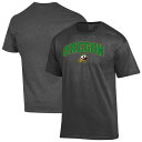 【送料無料】 チャンピオン メンズ Tシャツ トップス Men'sChampion Charcoal Oregon Ducks Arched Logo T-Shirt Uoo Charco(4)