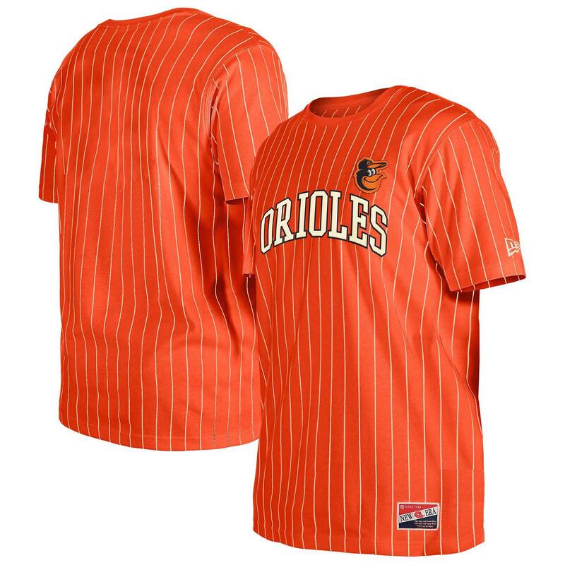 ̵ ˥塼  T ȥåץ Men's New Era Orange Baltimore Orioles Thro...