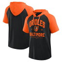 【送料無料】 プロファイル メンズ Tシャツ トップス Men's Profile Black Baltimore Orioles Big & Tall Short Sleeve Pullover Hoodie Orl Black