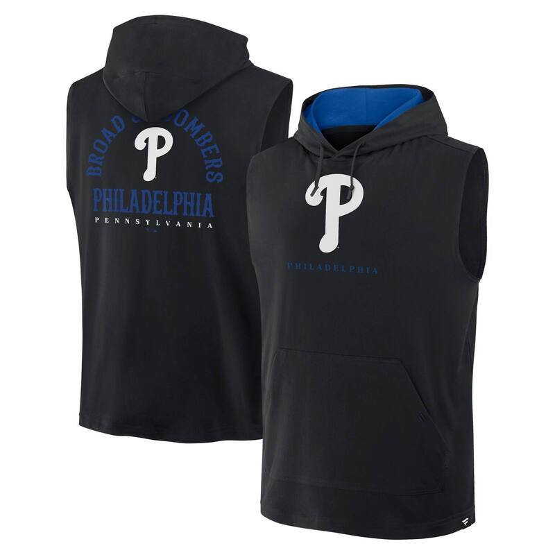 ̵ եʥƥ  T ȥåץ Men's Fanatics Black Philadelphia Phillie...