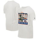 【送料無料】 ニューエラ メンズ Tシャツ トップス Men's New Era Juan Soto Cream New York Mets Batter Up T-Shirt Met Beige