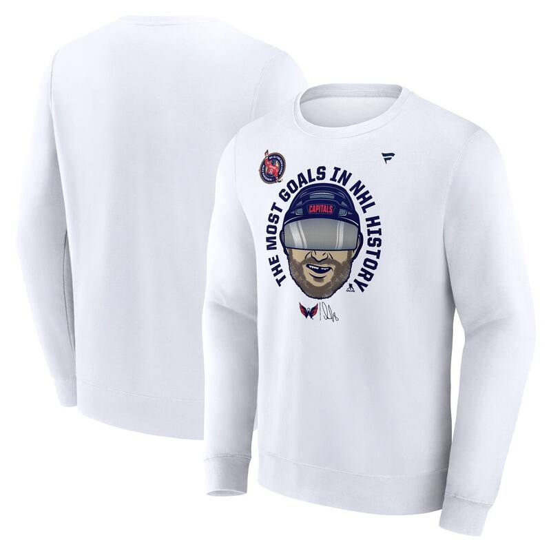 ̵ եʥƥ  T ȥåץ Men's Fanatics Alexander Ovechkin White W...