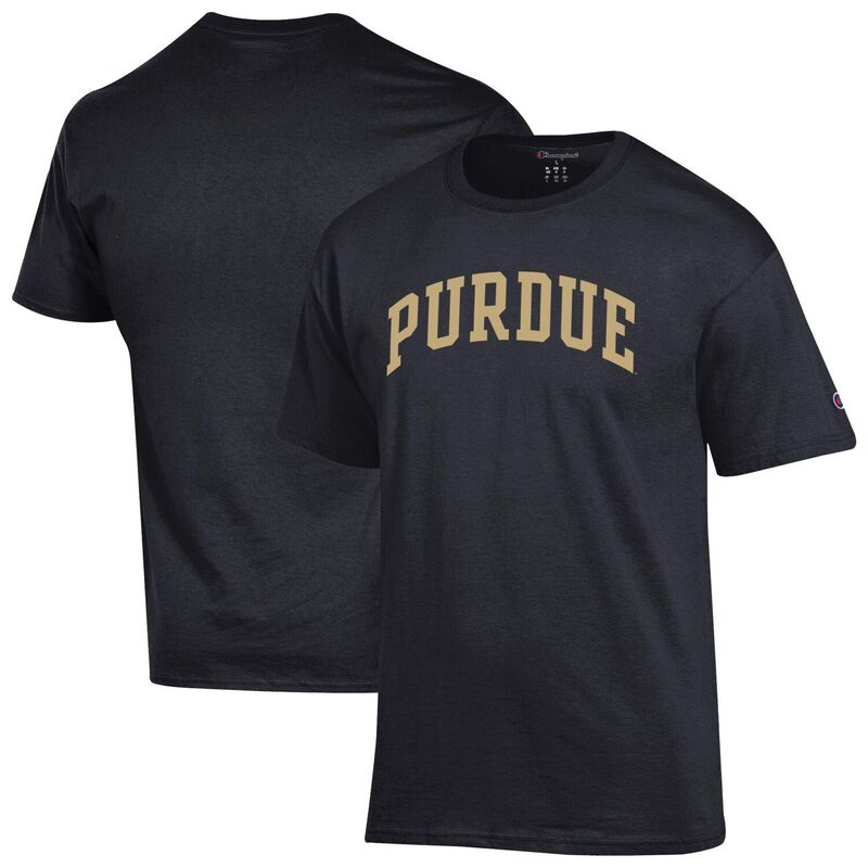 ̵ ԥ  T ȥåץ Men's Champion Black Purdue Boilermakers B...