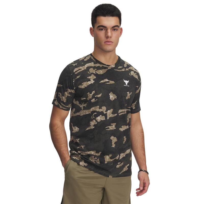 ̵ ޡ  T ȥåץ Men's Under Armour Project Rock Printed ...