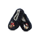 【送料無料】 メモイ メンズ サンダル シューズ Men's Shrooms Sherpa Lined Slippers Navy