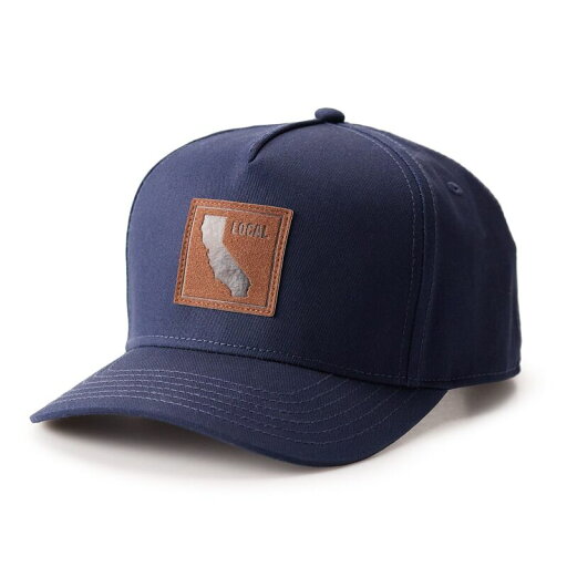 【送料無料】 ライセンス キャラクター メンズ 帽子 アクセサリー Men's California Local Faux Leather Patch Hat Navy 【送料無料】 ライセンス キャラクター メンズ 帽子 アクセサリー Men's California Local Faux Leather Patch Hat Navy
