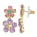 【送料無料】 アンブランデッド レディース ピアス・イヤリング アクセサリー Flower Garden Nickel Free Drop Earrings Multi