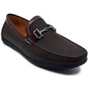 【送料無料】 アカデミクス メンズ スリッポン・ローファー シューズ Akademiks Slip-On Men's Comfort Shoes Brown(4)
