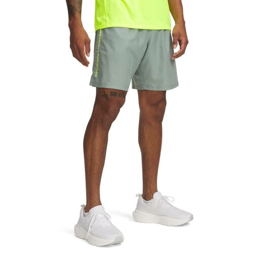 【送料無料】 アンダーアーマー メンズ ハーフパンツ・ショーツ ボトムス Men's Under Armour 8.25-in. Woven Wordmark Shorts Silica Green 【送料無料】 アンダーアーマー メンズ ハーフパンツ・ショーツ ボトムス Men's Under Armour 8.25-in. Woven Wordmark Shorts Silica Green