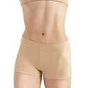 【送料無料】 カペジオ レディース ハーフパンツ・ショーツ ボトムス Capezio Boy Cut Low Rise Shorts Beige