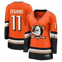 【送料無料】 ファナティクス レディース Tシャツ トップス Women's Fanatics Trevor Zegras Orange Anaheim Duc...