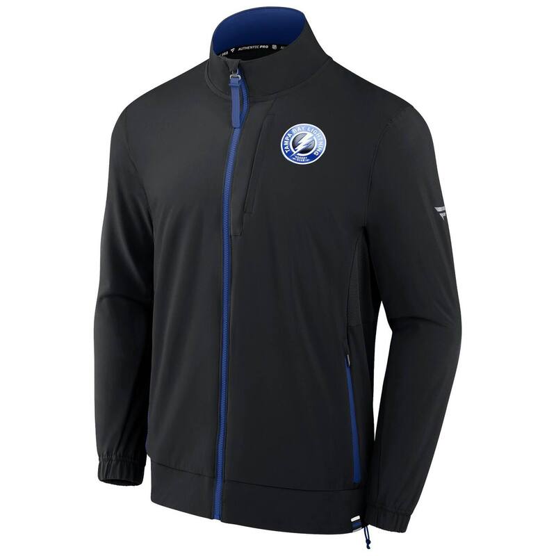 【送料無料】 ファナティクス メンズ ジャケット・ブルゾン アウター Men's Fanatics Black Tampa Bay Lightning Authentic Pro Rink Full-Zip Jacket Lgh Black
