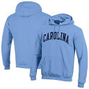 【送料無料】 チャンピオン メンズ Tシャツ トップス Men's Champion Carolina Blue North Carolina Tar Heels Basic Arch Fleece Pullover Hoodie Unc Light