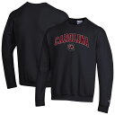 【送料無料】 チャンピオン メンズ Tシャツ トップス Men'sChampion Black South Carolina Gamecocks Arch Over Logo Pullover Sweatshirt Scr Black