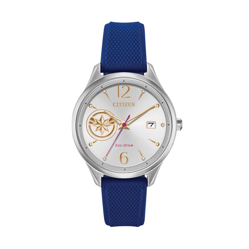 【送料無料】 シチズン レディース 腕時計 アクセサリー Marvel Captain Marvel Women's Watch by Citizen Blue