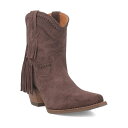 【送料無料】 ディンゴ レディース ブーツ・レインブーツ シューズ Dingo Fandango Women's Leather Ankle Boots Brown(4)