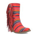 【送料無料】 ディンゴ レディース ブーツ・レインブーツ シューズ Dingo Women's Chili Pepper Leather Fringe Heel...