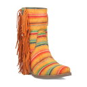 【送料無料】 ディンゴ レディース ブーツ・レインブーツ シューズ Dingo Women's Chili Pepper Leather Fringe Heel...