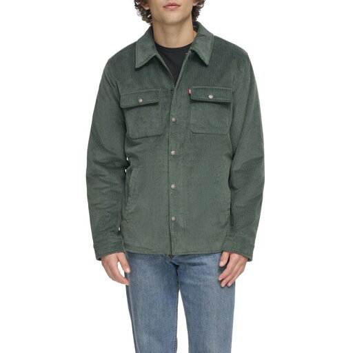 【送料無料】 リーバイス メンズ ジャケット・ブルゾン アウター Men's Levi'sR Corduroy Sherpa Lined Shirt Jacket Atlantis 【送料無料】 リーバイス メンズ ジャケット・ブルゾン アウター Men's Levi'sR Corduroy Sherpa Lined Shirt Jacket Atlantis