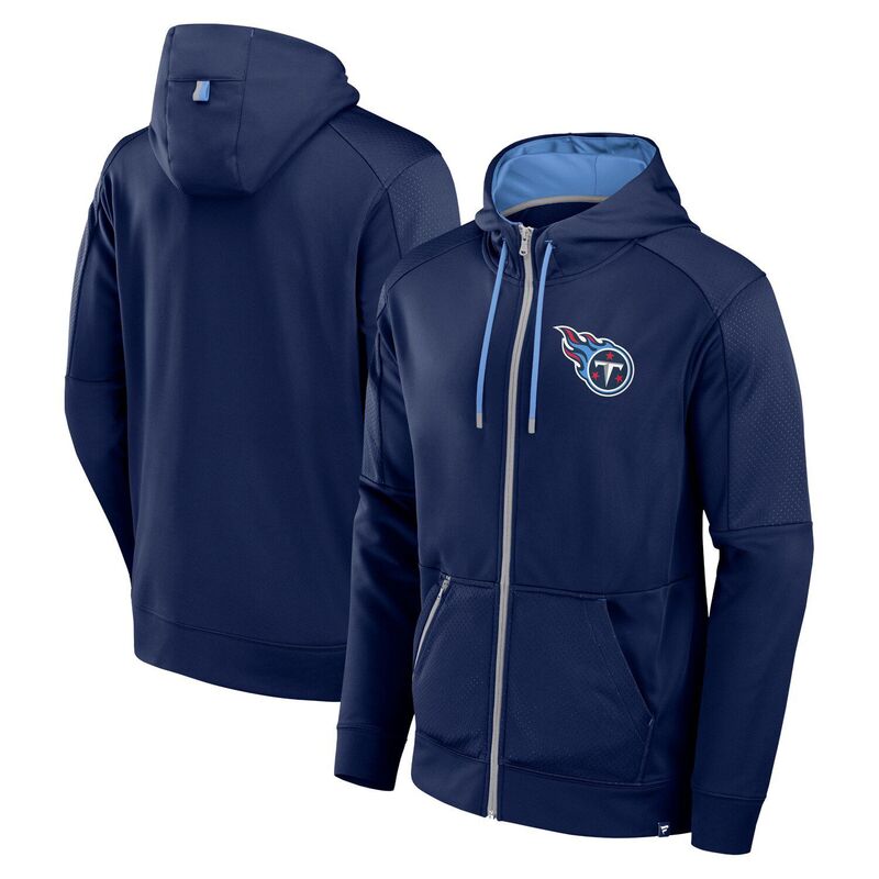 ReVida ŷԾŹ㤨̵֡ եʥƥ  T ȥåץ Men's Fanatics Navy Tennessee Titans Defender Full-Zip Hoodie Ttn NavyפβǤʤ23,480ߤˤʤޤ