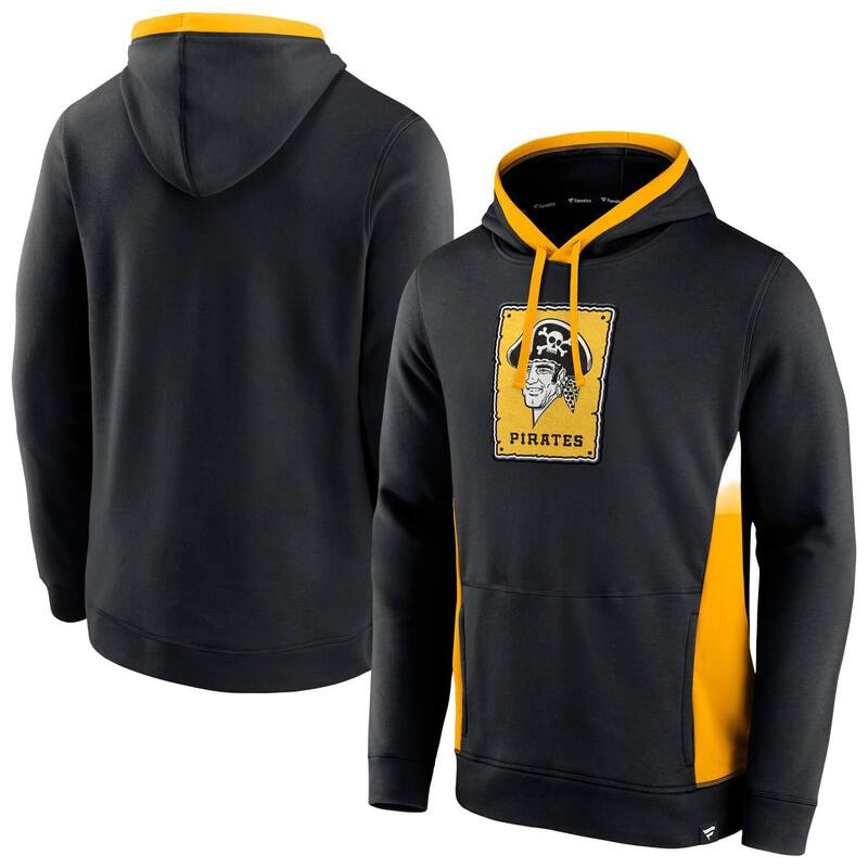 ̵ եʥƥ  T ȥåץ Men's Fanatics Black Pittsburgh Pirates T...