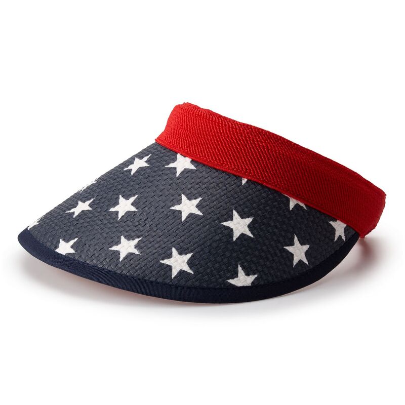 【送料無料】 コレクションエイティーン レディース 帽子 アクセサリー Women's Collection XIIX Stars and Stripe Visor Navy