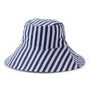 【送料無料】 ソノマ レディース 帽子 アクセサリー Women's Sonoma Goods For Life Striped Wide Brim Bucket Hat Blue Stripe
