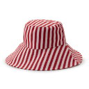 【送料無料】 ソノマ レディース 帽子 アクセサリー Women's Sonoma Goods For Life Striped Wide Brim Bucket Hat Red Stripe