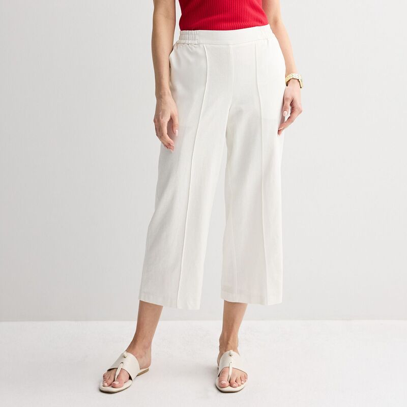 ̵ ʥ󥦥 ǥ 奢ѥ ܥȥॹ Women's Nine West Cropped Pintuck P...