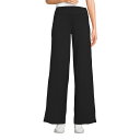 【送料無料】 ランズエンド レディース カジュアルパンツ ボトムス Women's Lands' End High Rise Wide Leg Pants Black(4)