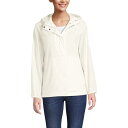 【送料無料】 ランズエンド レディース ジャケット・ブルゾン アウター Women's Lands' End Packable Water Resistant UPF 50 Windbreaker Jacket Egret White(4)