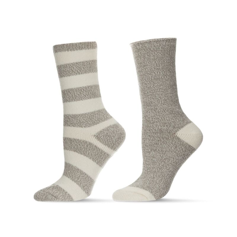̵ ⥤ ǥ   2 Pairs Women's Thick Stripe Buttersoft Cr...