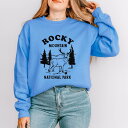 【送料無料】 Simply Sage Market レディース Tシャツ トップス Simply Sage Market Vintage Rocky Mountain National Park Sweatshirt Carolina
