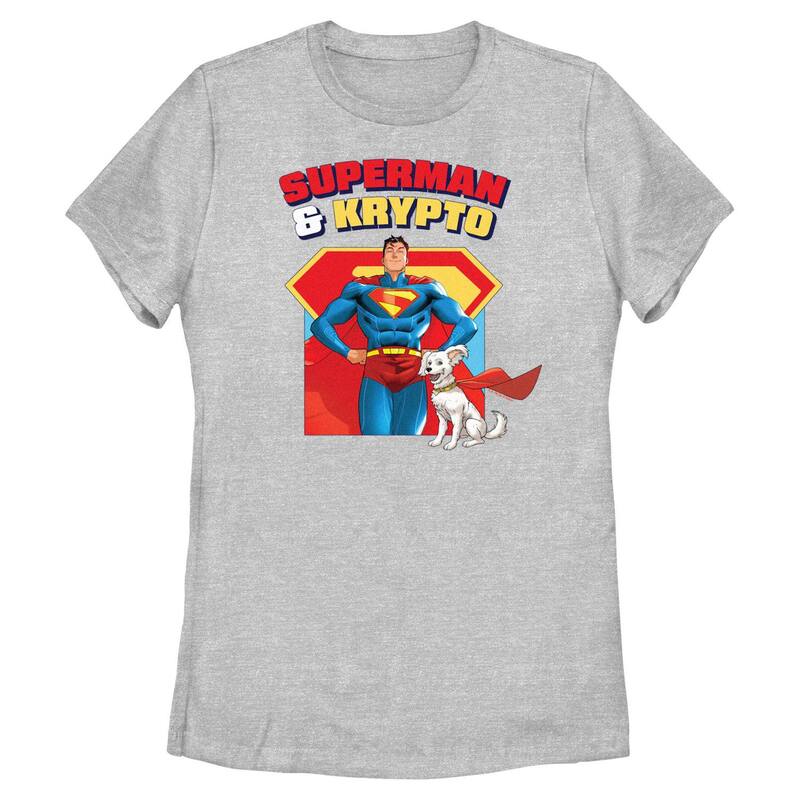 ReVida ŷԾŹ㤨̵֡ 饤 饯 ǥ T ȥåץ Juniors' DC Comics Superman & Krypto Poster Graphic Tee Athletic HeatherפβǤʤ7,480ߤˤʤޤ