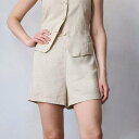【送料無料】 LC Lauren Conrad レディース ハーフパンツ・ショーツ ボトムス Women's LC Lauren Conrad Side Smocked Pull On Short Academy Khaki