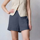 【送料無料】 LC Lauren Conrad レディース ハーフパンツ・ショーツ ボトムス Women's LC Lauren Conrad Side Smocked Pull On Short Pledge Blue