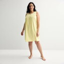 【送料無料】 クロフト&バロー レディース ナイトウェア アンダーウェア Plus Size Croft & Barrow Knit Sleeveless Ni...