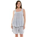 【送料無料】 クロフト&バロー レディース ナイトウェア アンダーウェア Plus Size Croft & Barrow 2-pc. Pajama Tank ...