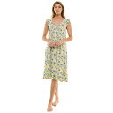 【送料無料】 クロフト&バロー レディース ナイトウェア アンダーウェア Women's Croft & Barrow Sleep Gown Nadia Ton...