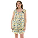 【送料無料】 クロフト&バロー レディース ナイトウェア アンダーウェア Plus Size Croft & Barrow 2-Piece Sleeveless...