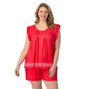 【送料無料】 ドレイパージェームス レディース ナイトウェア アンダーウェア Plus Size Draper James 2-pc. Pajama Tank ...