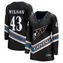 【送料無料】 ファナティクス レディース Tシャツ トップス Women's Fanatics Tom Wilson Black Washington Capi...