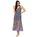 【送料無料】 クドルドッズ レディース ナイトウェア アンダーウェア Women's Cuddl Duds Cozy Tiered Maxi Dress Bla...
