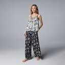 【送料無料】 ヴェラウォン レディース ナイトウェア アンダーウェア Women's Simply Vera Vera Wang Plain Weave Paj...