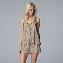 【送料無料】 ヴェラウォン レディース ナイトウェア アンダーウェア Women's Simply Vera Vera Wang Plain Weave Paj...