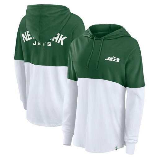 【送料無料】 ファナティクス レディース Tシャツ トップス Women's Fanatics Green/White New York Jets Backup Option Long Sleeve Hoodie T-Shirt Jet Green 【送料無料】 ファナティクス レディース Tシャツ トップス Women's Fanatics Green/White New York Jets Backup Option Long Sleeve Hoodie T-Shirt Jet Green
